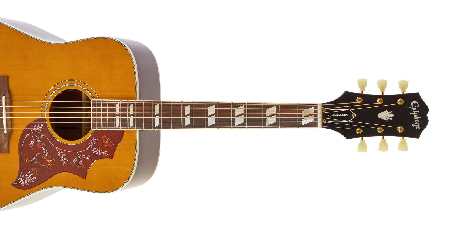 Epiphone Inspired by Gibson Hummingbird Aged Antique Natural