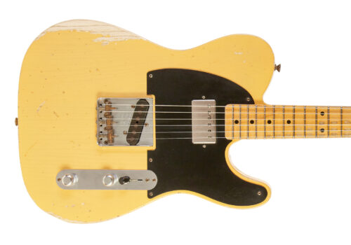 Fender Custom Shop 1952 Telecaster Humbucker Heavy Relic Nocaster Blonde