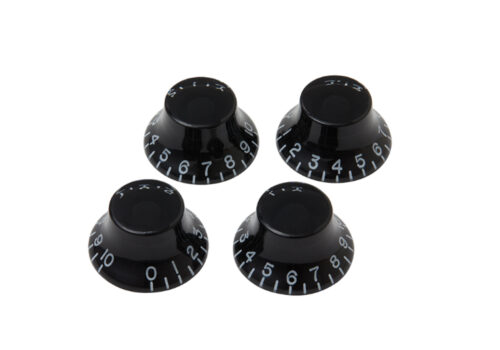 Gibson Top Hat Knobs 4 Pack Black