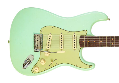 Fender Custom Shop 1960s Stratocaster Journeyman Relic Faded Aged Surf Green