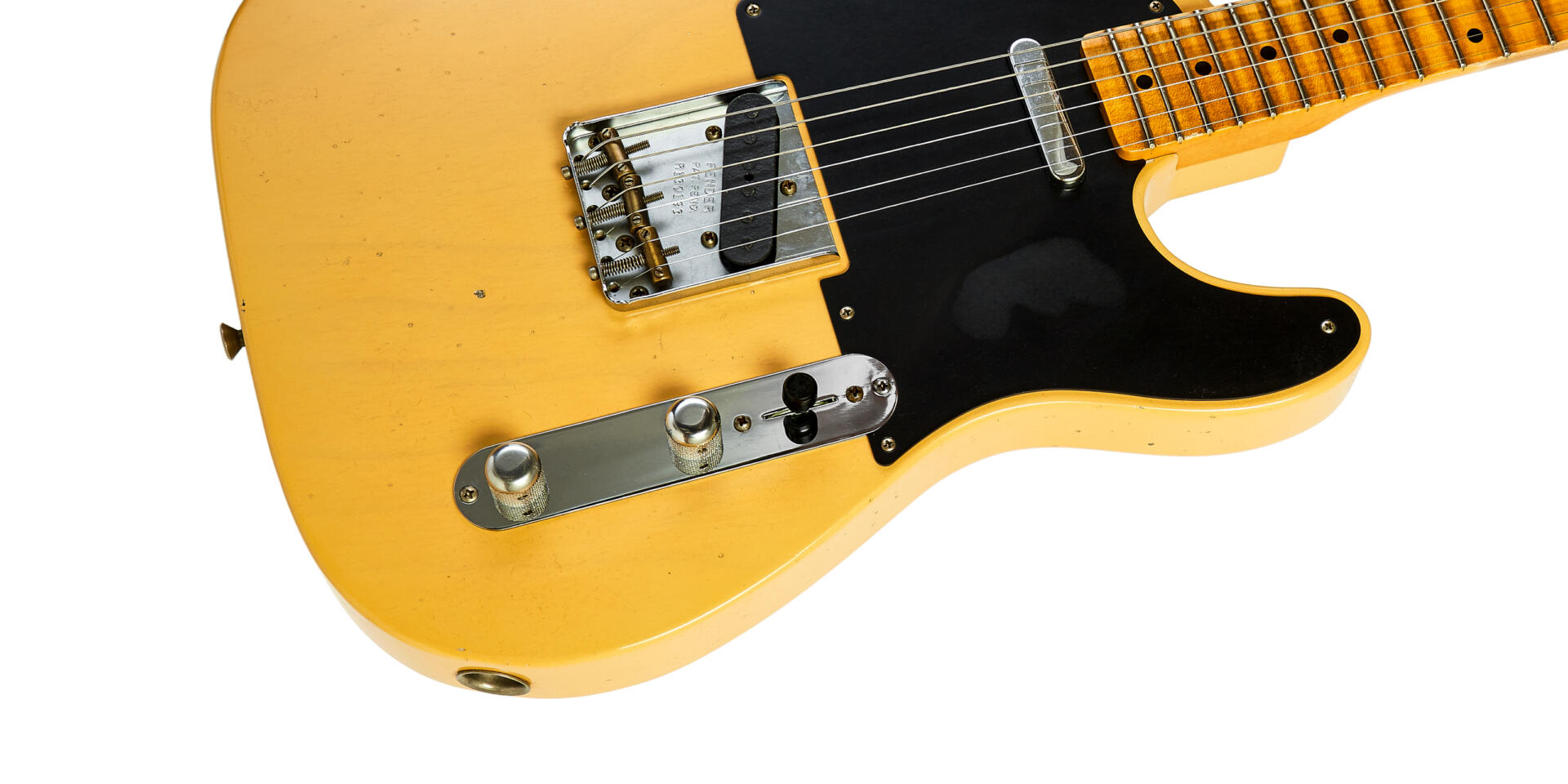 Fender Custom Shop Limited Edition 1953 Telecaster Journeyman Relic Aged  Nocaster Blonde #R130193 - Guitar Village