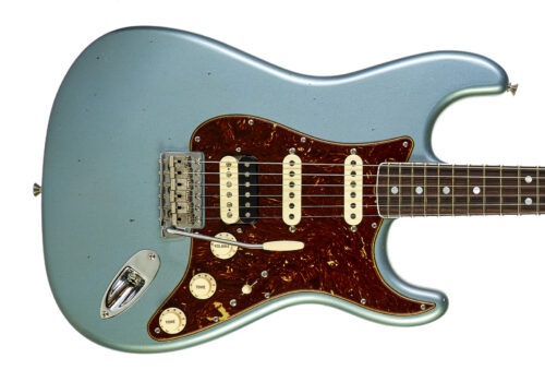 Fender Custom Shop Limited Edition 1967 Stratocaster HSS Journeyman Relic Faded Aged Blue Ice Metallic