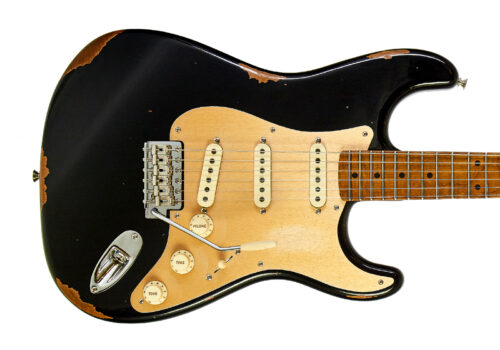 Fender Custom Shop Roasted 1956 Stratocaster Relic Aged Black