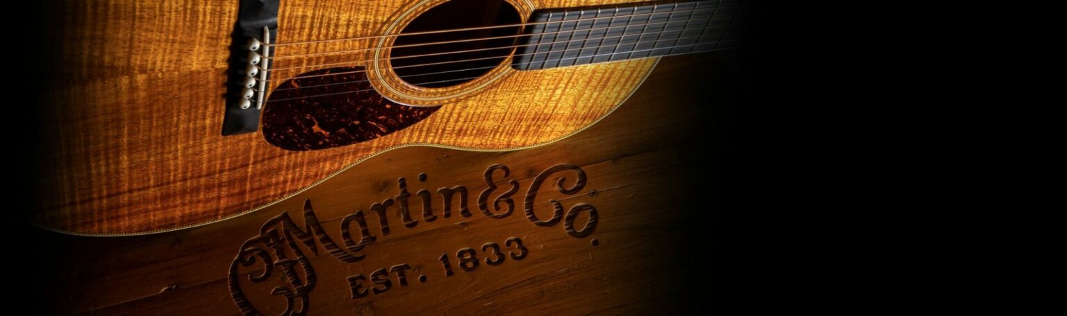 Martin acoustic guitars